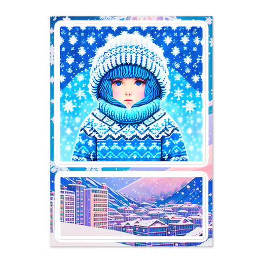 Freezing Blue ★ Sticker Sheet